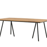 Jídelní stůl Chan, přírodní barva, 200x100