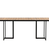 Jídelní stůl Khung, přírodní barva, 200x100