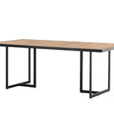 Jídelní stůl Khung, přírodní barva, 200x100