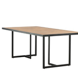 Jídelní stůl Khung, přírodní barva, 200x100