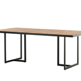 Jídelní stůl Khung, přírodní barva, 200x100