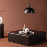 Konferenční stolek Lenox, černý, 90x90