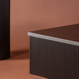 Konferenční stolek Lenox, černý, 90x90