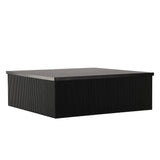 Konferenční stolek Lenox, černý, 90x90