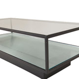 Konferenční stolek Maglehem, černý, 60x130