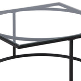 Konferenční stolek Skanör, černý, 90x90