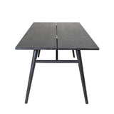Jídelní stůl Sleek, černý, 95x195