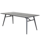 Jídelní stůl Sleek, černý, 95x195