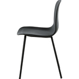 Jídelní židle Arctic, 2ks, černá, S49xD47,5xV82