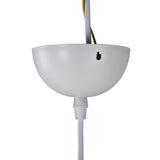 Závěsná lampa Nao, bílá