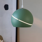 Závěsná lampa Wei, zelená