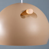 Závěsná lampa Tubbie, béžová