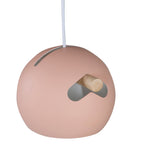 Závěsná lampa Tubbie, starorůžová