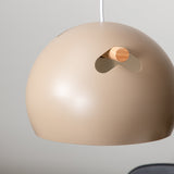 Závěsná lampa Tubbie, béžová