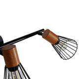 Nástěnná lampa Atticus, černá