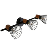 Nástěnná lampa Atticus, černá