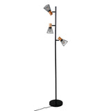 Stojací lampa Atticus, černá