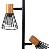 Stojací lampa Atticus, černá