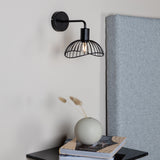 Nástěnná lampa Elsa, černá
