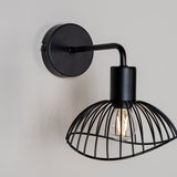 Nástěnná lampa Elsa, černá