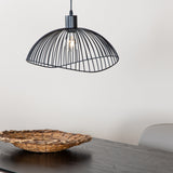 Závěsná lampa Elsa, černá