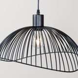 Závěsná lampa Elsa, černá