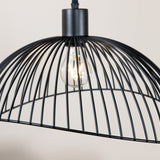 Závěsná lampa Elsa, černá