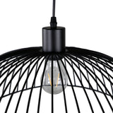 Závěsná lampa Elsa, černá