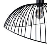 Závěsná lampa Elsa, černá