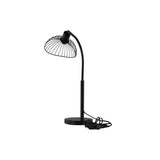 Stojací lampa Elsa, černá