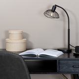 Stojací lampa Elsa, černá
