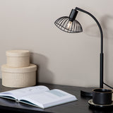 Stojací lampa Elsa, černá