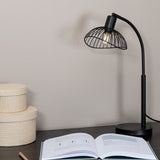 Stojací lampa Elsa, černá