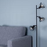 Stojací lampa Elsa, černá