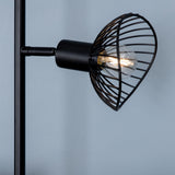 Stojací lampa Elsa, černá