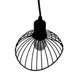 Závěsná lampa Elsa, černá