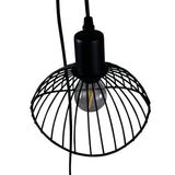Závěsná lampa Elsa, černá