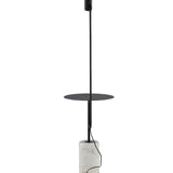 Stojací lampa Vega, bílá
