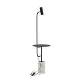 Stojací lampa Vega, bílá