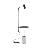 Stojací lampa Vega, bílá