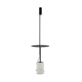 Stojací lampa Vega, bílá