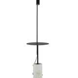 Stojací lampa Vega, bílá