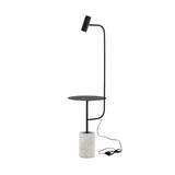 Stojací lampa Vega, bílá