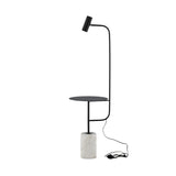 Stojací lampa Vega, bílá