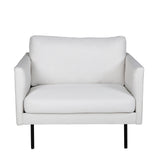Lounge křeslo Zoom, světle béžové, S95xD84xV80