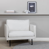 Lounge křeslo Zoom, světle béžové, S95xD84xV80
