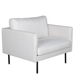 Lounge křeslo Zoom, světle béžové, S95xD84xV80