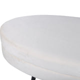 Taburet Otto, smetanový, D100S40V41