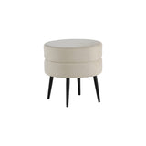 Taburet Pot, světle béžový, D40S40V40