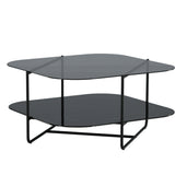 Konferenční stolek Un-line, černý, 85x85